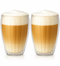 Cookinglife Vasos de latte macchiato / café de doble pared Pumpkin 300 ml - 2 unidades
