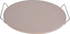 Cookinglife Piedra para pizza con soporte Fire & Flavour ø 33 cm - Piedra resistente al calor - Uso en barbacoa y horno