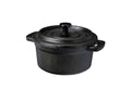 Cazuela para Servir de Hierro Fundido Ø 10 cm Cookinglife - Sartén Negra para Tapas - 275 ml