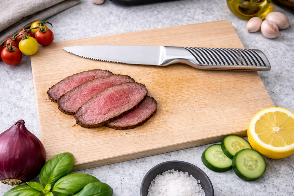 Cuchillo para Carne Cookinglife - Esencial para Chef - Acero Inoxidable - 25 cm