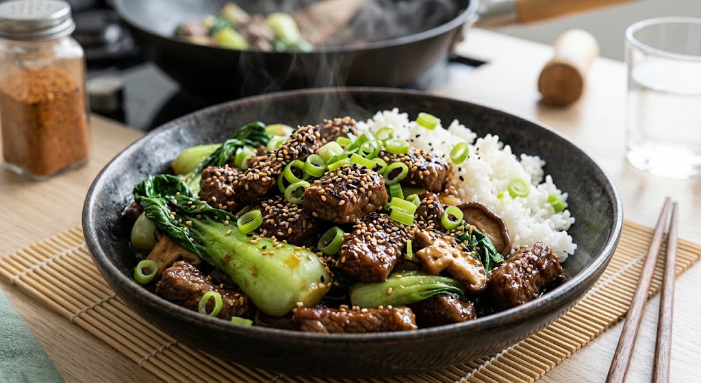Rápido, sabroso y lleno de sabor desde el wok.