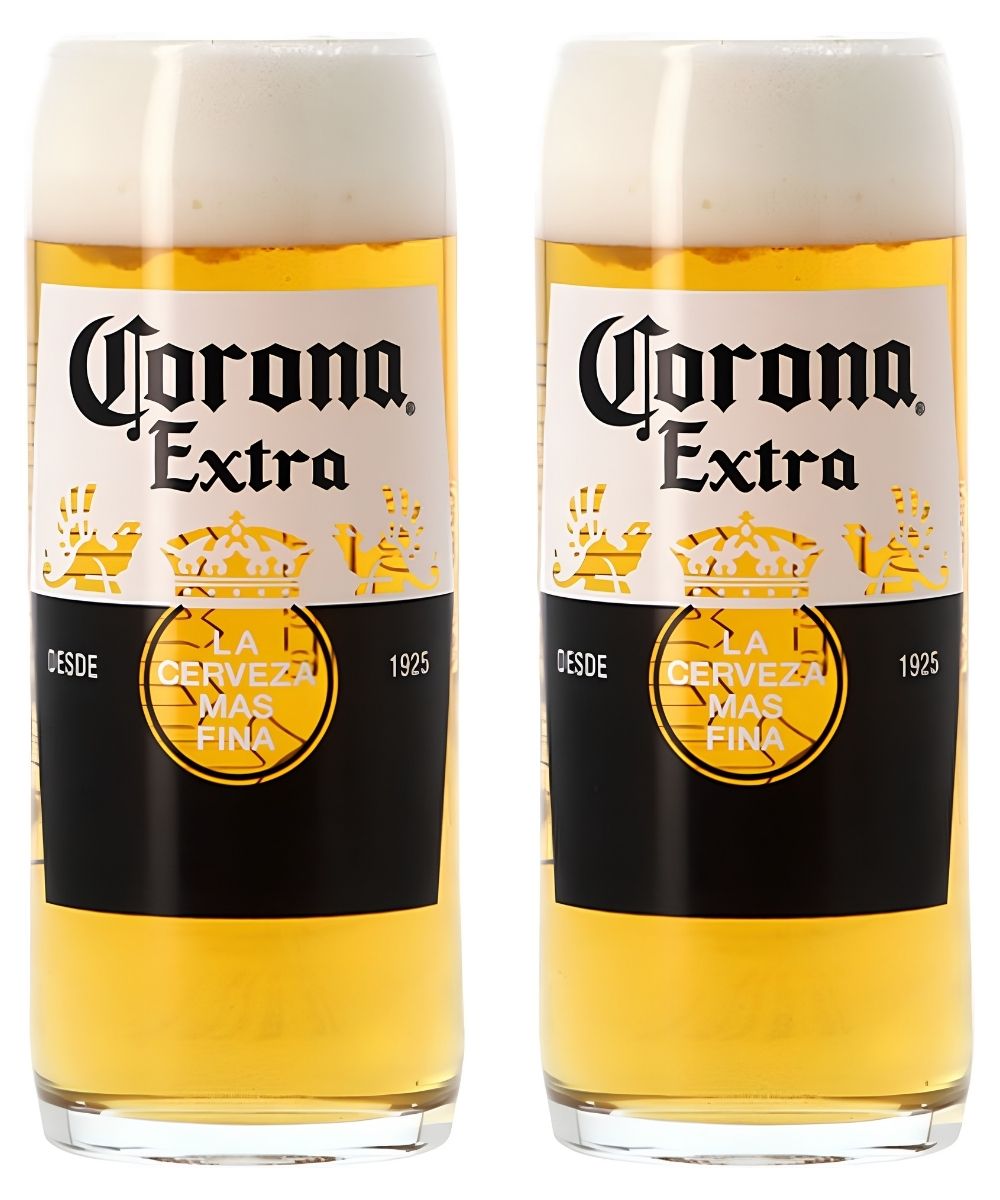 Corona vasos de cerveza 330 ml - 2 piezas
