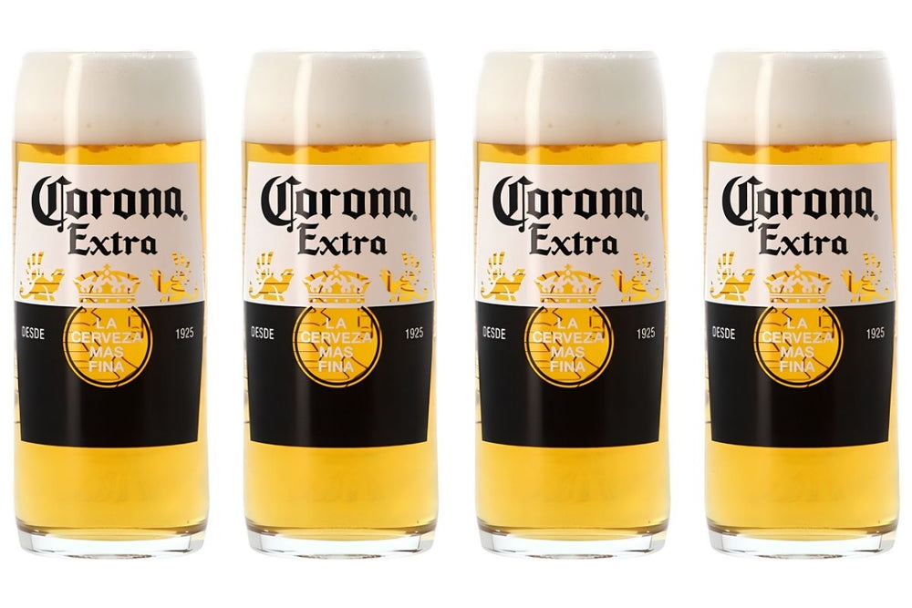 Corona vasos de cerveza 330 ml - 4 piezas