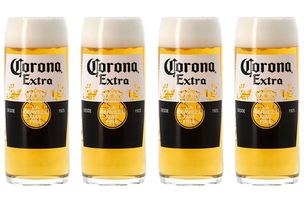 Corona vasos de cerveza 330 ml - 4 piezas