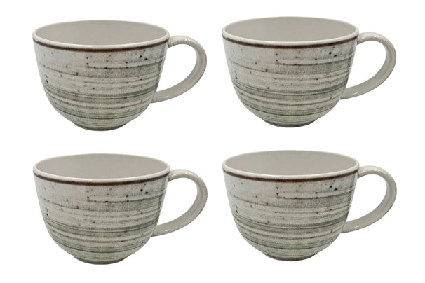 Cosy & Trendy Tazas Sintra Ivy Green 350 ml - 4 piezas