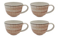 Cosy & Trendy Tazas Sintra Terracota 350 ml - 4 piezas