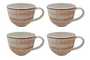 Cosy & Trendy Tazas Sintra Terracota 350 ml - 4 piezas