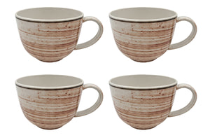 Cosy & Trendy Tazas Sintra Terracota 350 ml - 4 piezas