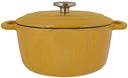 Cazuela con tapa Cosy & Trendy Fontestic Hierro fundido Ámbar Oro Ø 28 cm / 6.8 litros - capa antiadherente esmaltada