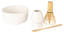 Cosy & Trendy Set de Matcha - Porcelana & Bambú - 4 piezas