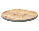 Cosy & Trendy Tabla de Servir de Madera / Tabla de Aperitivos con 4 Compartimentos - Madera de Acacia - ø 29.5 cm