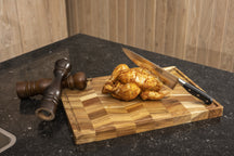 Cosy & Trendy Houten Snijplank met Sapgeul - Acacia Kopshout - 46 x 33 cm - sfeerbeeld 1