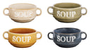 Cosy & Trendy Cuencos de Sopa Multicolor ø 12 cm / 450 ml - 4 piezas
