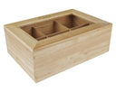 Cosy & Trendy Caja de Té - Madera - 6 compartimentos - 34 x 23 x 12 cm