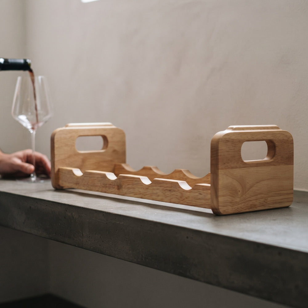 Cosy & Trendy Estante de vino Madera - Apilable - 4 botellas