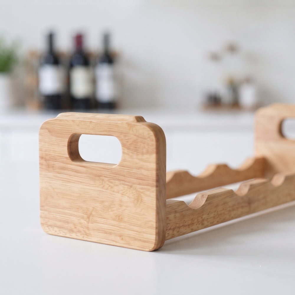 Cosy & Trendy Estante de vino Madera - Apilable - 4 botellas