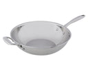 Cosy & Trendy Wok Classic Acero Inoxidable ø 30 cm - apto para todas las fuentes de calor - sin revestimiento antiadherente