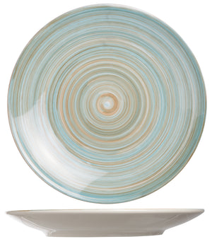 Platos de cena Cosy & Trendy Turbolino Azul ø 27 cm - 6 piezas
