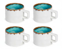 Cosy & Trendy Tazas de café Laguna Azzurro 230 ml - 4 piezas