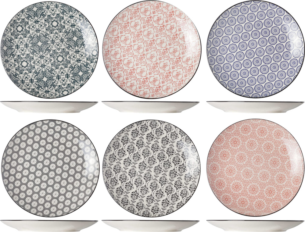 Platos de cena Cosy & Trendy Delirio ø 24 cm - 6 unidades