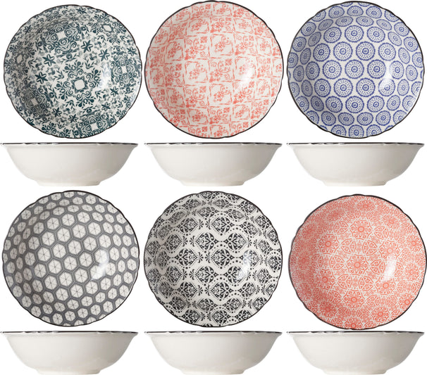 Cuencos Cosy & Trendy Delirio ø 15 cm - 6 unidades