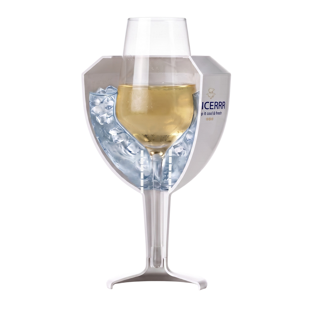 Set enfriador y soporte para copa de vino GLICERRR + copa