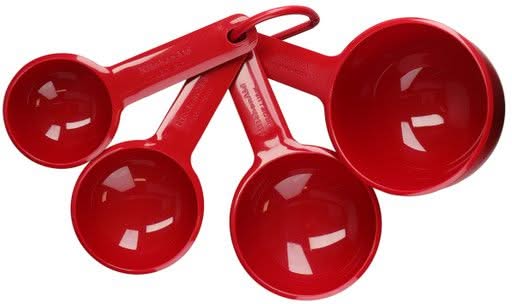 KitchenAid Cucharas Medidoras Core Rojo Emperador