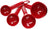 KitchenAid Cucharas Medidoras Core Rojo Emperador