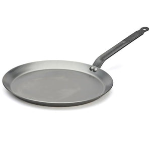 De Buyer Sartén para Crepas Carbone Plus - Acero al Carbono - ø 26 cm - sin antiadherente