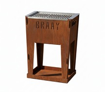 Design Cortenstaal Barbacoa - Braay - Carbón BBQ - 30x40x50 cm