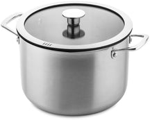 Set de ollas DUCQ 6 piezas - Compatible con extracción por campana - Olla de ø 16, 18, 20, 24 cm & Cazo ø 16 cm & Sartén para asar ø 26 cm + Tapas