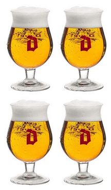Vasos de cerveza Duvel 330 ml - 4 piezas