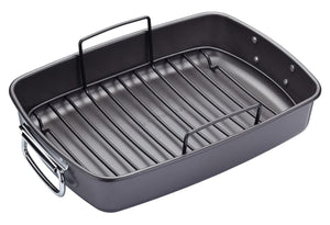 MasterClass bandeja de asar con rejilla - 40 x 28 cm - estándar antiadherente