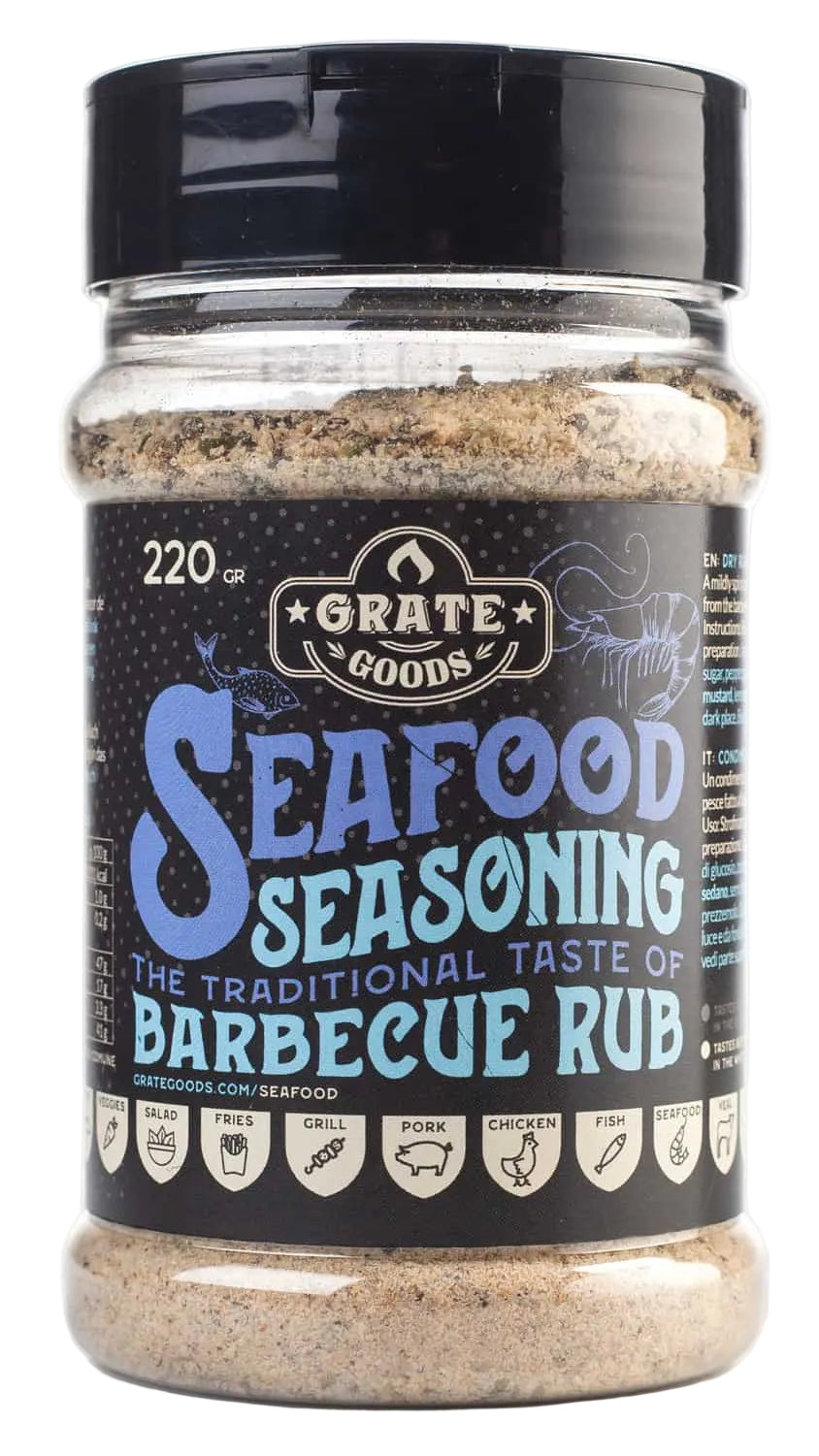 Grate Goods BBQ Rub Condimento para mariscos - 220 gramos