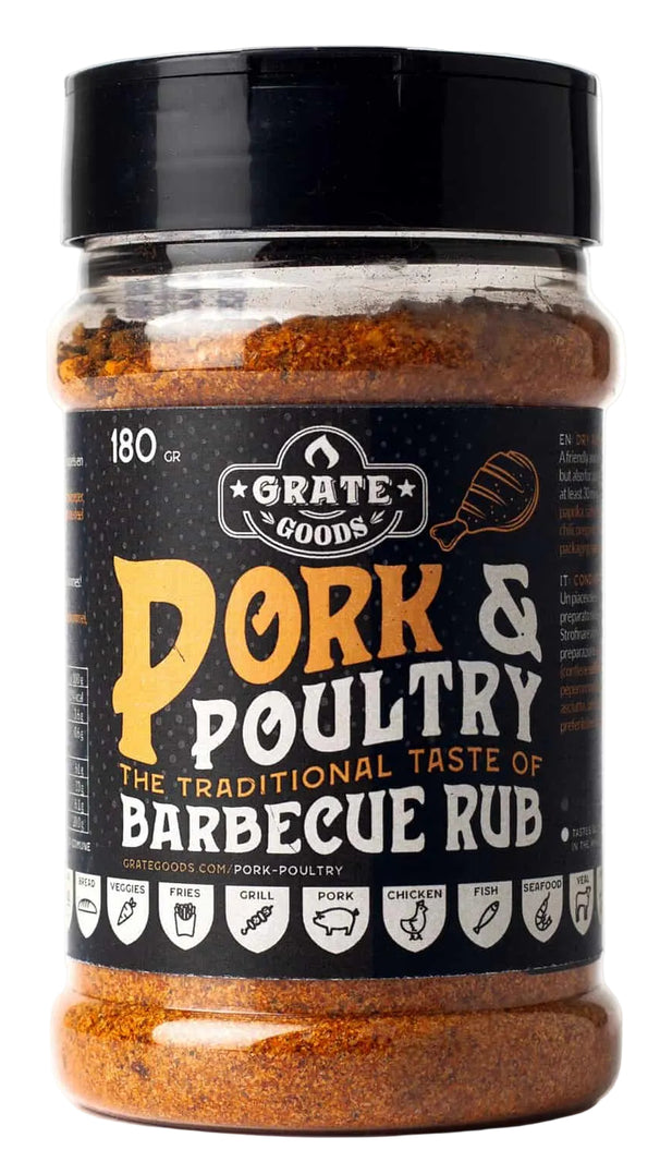Grate Goods BBQ Rub Cerdo y Aves - 180 gramos