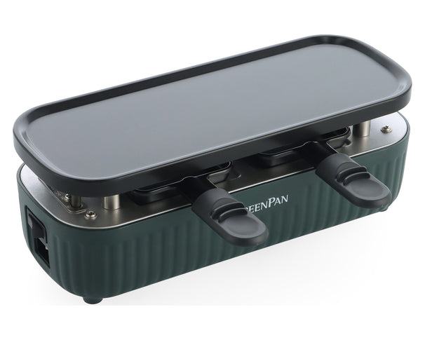 GreenPan Raclette Silhouette Connect Pine Green - conectable - revestimiento antiadherente cerámico