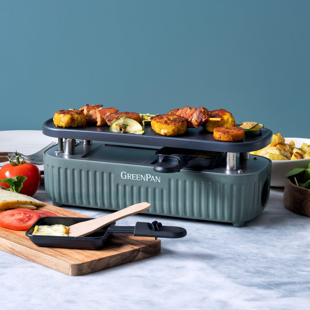 GreenPan Raclette Silhouette Connect Smokey Blue - conectable - revestimiento antiadherente cerámico