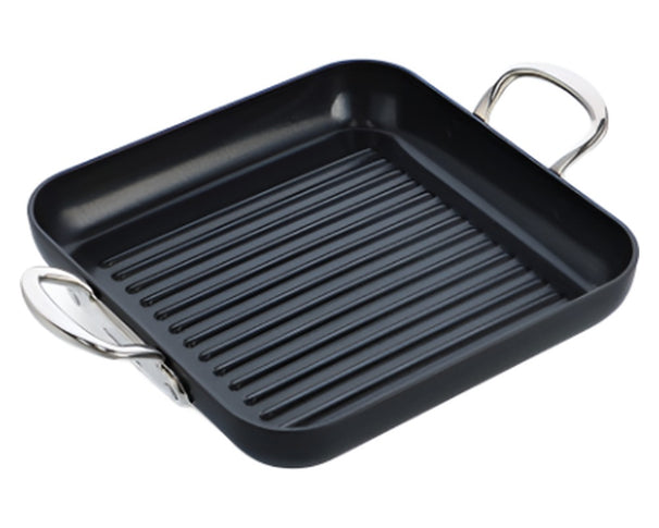 GreenPan Sartén grill Barcelona Pro 28 x 28 cm - revestimiento antiadherente cerámico