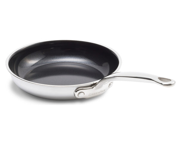 GreenPan Sartén Premiere Acero Inoxidable ø 28 cm - revestimiento antiadherente cerámico