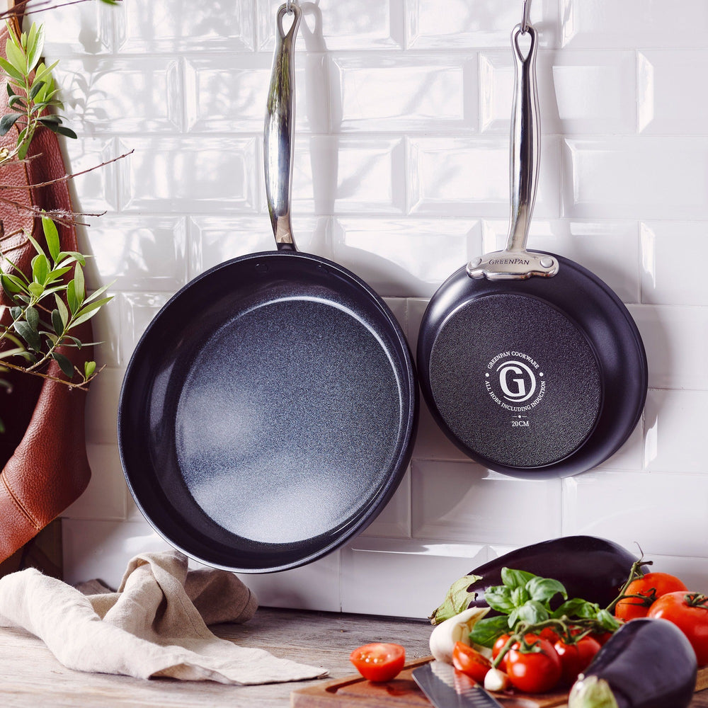 GreenPan Koekenpannenset Barcelona Pro 2-delig - ø 20 & 28 cm - sfeerbeeld 1