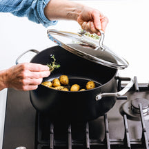 GreenPan Kookpan Copenhagen Zwart ø 24 cm / 5.2 Liter - sfeerbeeld 3