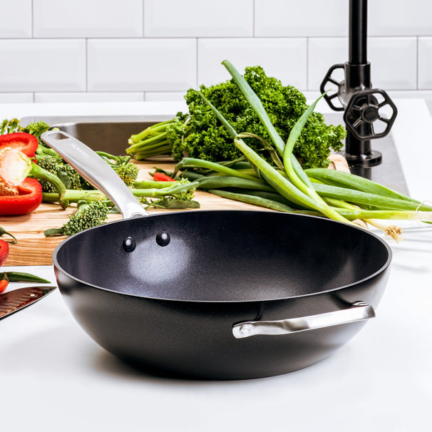 GreenPan Wok Copenhagen ø 30 cm / 4,8 litros - revestimiento antiadherente cerámico