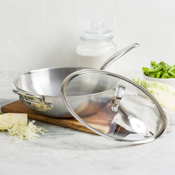 GreenPan Wok con tapa Première Pro ø 30 cm / 4,74 litros - sin revestimiento antiadherente