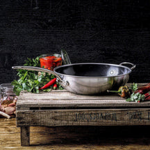 GreenPan Wokpan Premiere RVS ø 30 cm / 4.7 Liter - sfeerbeeld 1