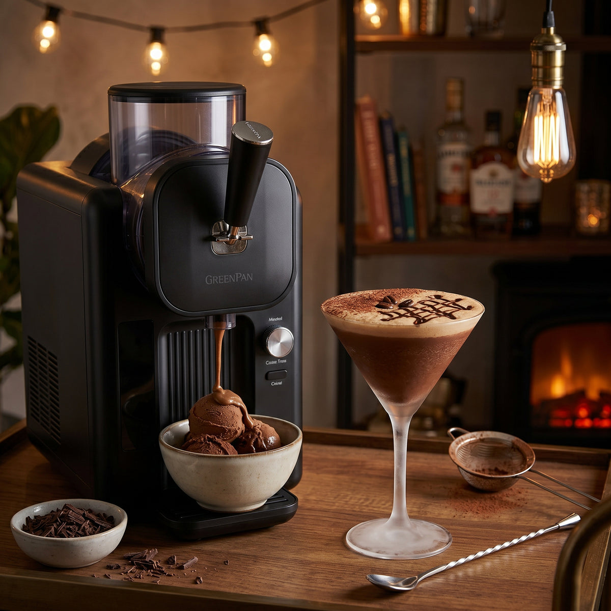 Un cóctel helado y cremoso con espresso, vodka y chocolate