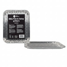 Bandejas de aluminio para barbacoa Cookinglife Grill / Bandeja para parrilla BBQ / Bandeja para grill 28 x 23 cm - 15 unidades
