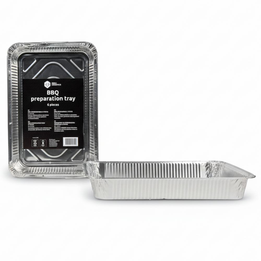 Cookinglife Grill Bandejas de Aluminio para BBQ / Bandeja para Parrilla BBQ - 34 x 21 cm - 18 unidades