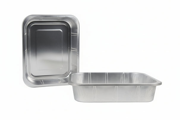 Cookinglife Grill BBQ Bandejas de Aluminio / Bandeja para Parrilla BBQ - 32 x 26 cm - Reutilizable - 5 unidades