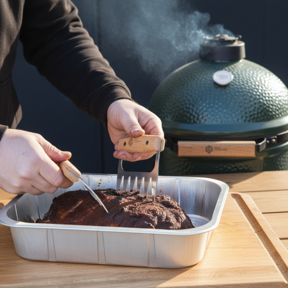 Cookinglife Grill BBQ Bandejas de Aluminio / Bandeja para Parrilla BBQ - 32 x 26 cm - Reutilizable - 5 unidades