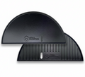 Cookinglife Grill Plancha Media Luna de Hierro Fundido - Doble cara - Compatible con Kamados de 46 cm